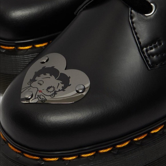 Dr. Martens 1461 BETTY BOOP LEATHER PLATFORM SHOES - Picture 6 of 15
